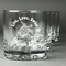 Sea Turtles Whiskey Glasses Set of 4 - Engraved Front