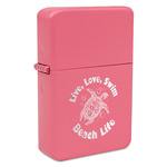 Sea Turtles Windproof Lighter - Pink - Single Sided
