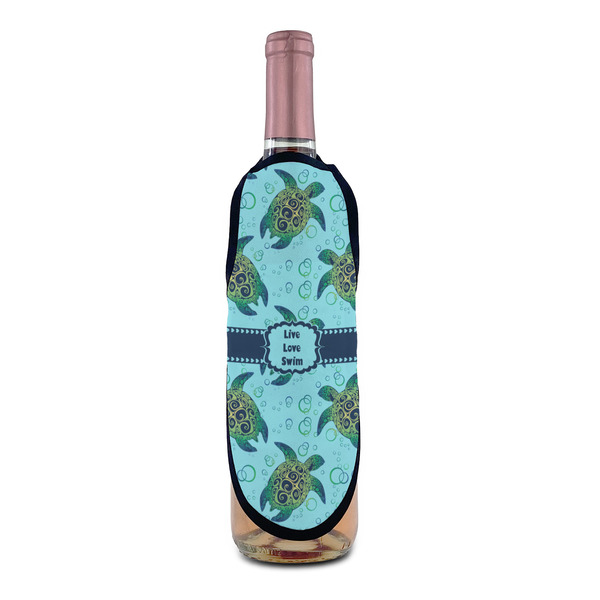 Sea Turtles Wine Bottle Apron - IN CONTEXT
