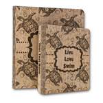 Sea Turtles Wood 3-Ring Binder