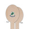 Sea Turtles Wooden Food Pick - Oval - Single Sided - Front & Back