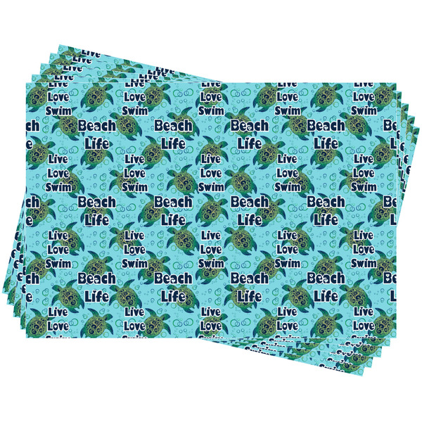 Sea Turtles Wrapping Paper - 5 Sheets Approval
