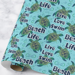 Sea Turtles Wrapping Paper Roll - Large - Matte