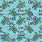 Sea Turtles Wrapping Paper Square