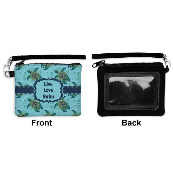 Sea Turtles Wristlet ID Cases - Front & Back