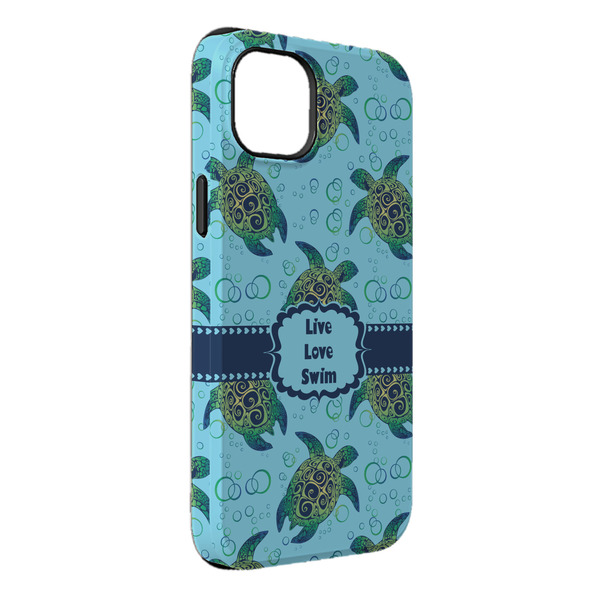 Custom Sea Turtles iPhone Case - Rubber Lined - iPhone 14 Plus