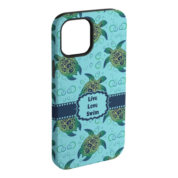 Custom Sea Turtles iPhone Case - Rubber Lined - iPhone 15 Plus