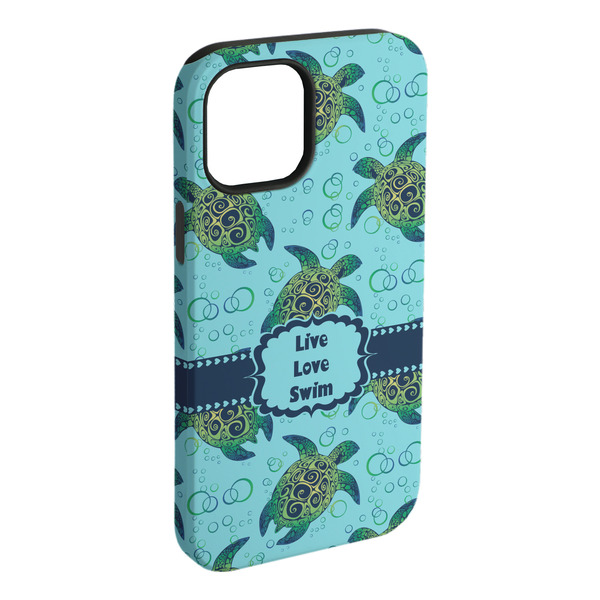 Custom Sea Turtles iPhone Case - Rubber Lined