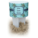 Sea Turtles White Beach Spiker Drink Holder (Personalized)