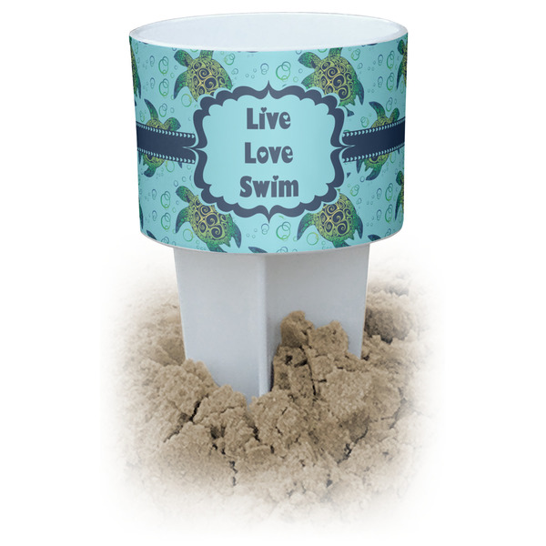Custom Sea Turtles Beach Spiker Drink Holder (Personalized)