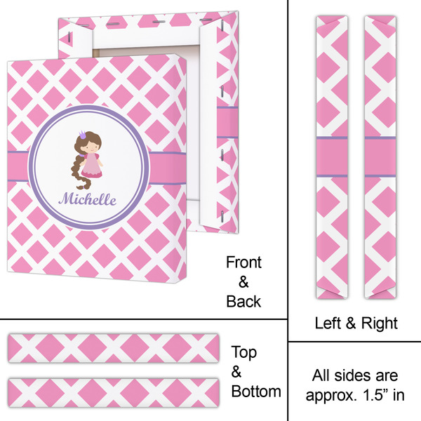 Diamond Print w/Princess 11x14 - Canvas Print - Approval