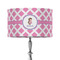 Diamond Print w/Princess 12" Drum Lamp Shade - Fabric (Personalized)