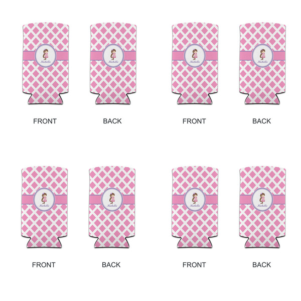 Diamond Print w/Princess 12oz Tall Can Sleeve - Set of 4 - APPROVAL