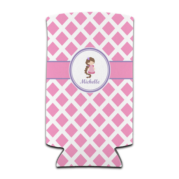 Diamond Print w/Princess 12oz Tall Can Sleeve - Set of 4 - FRONT