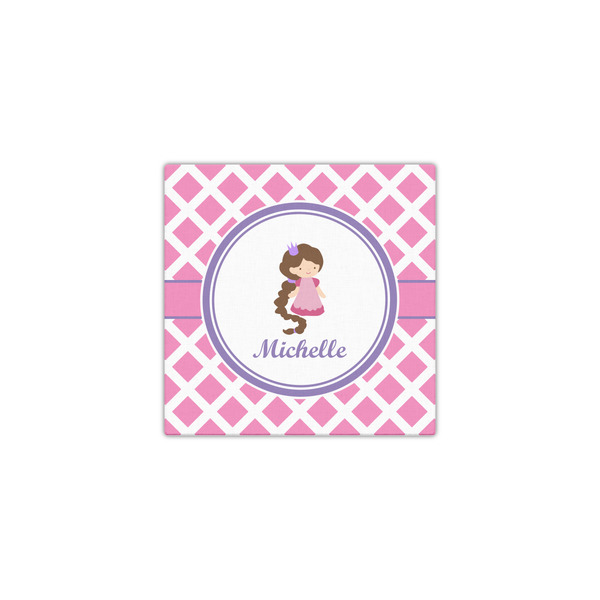 Diamond Print w/Princess 12x12 - Canvas Print - Front View