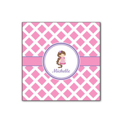 Diamond Print w/Princess Wood Print - 12x12 (Personalized)