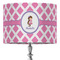 Diamond Print w/Princess 16" Drum Lamp Shade - Fabric (Personalized)