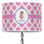 Diamond Print w/Princess Drum Lamp Shade (Personalized)