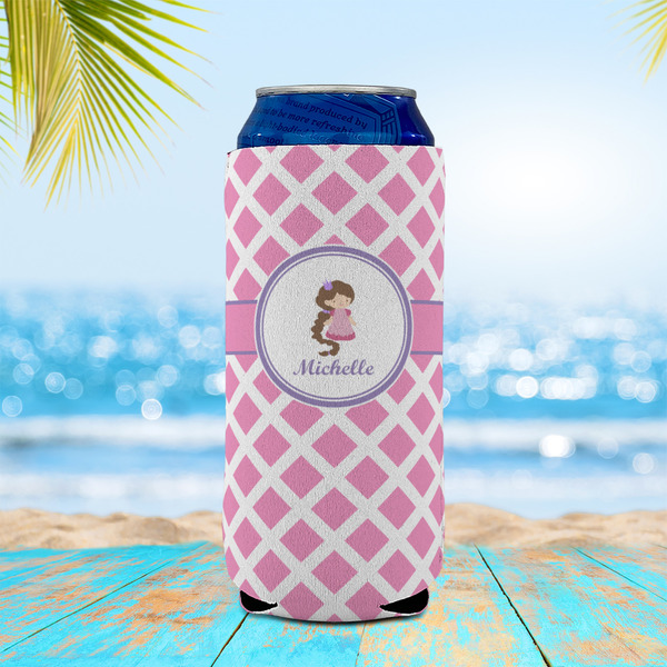 Diamond Print w/Princess 16oz Can Sleeve - LIFESTYLE