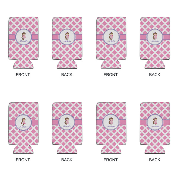 Diamond Print w/Princess 16oz Can Sleeve - Set of 4 - APPROVAL