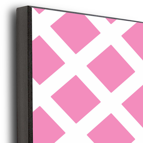 Diamond Print w/Princess 16x20 Wood Print - Closeup