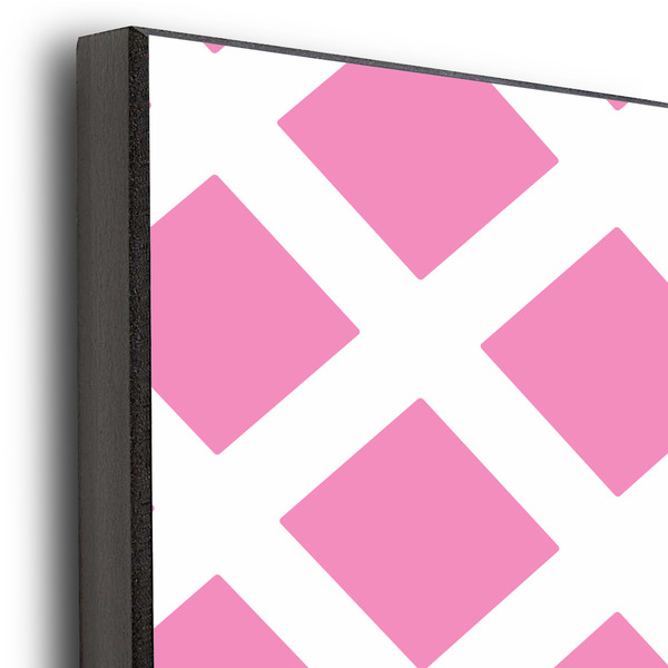 Diamond Print w/Princess 20x24 Wood Print - Closeup