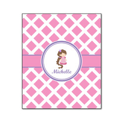 Diamond Print w/Princess Wood Print - 20x24 (Personalized)