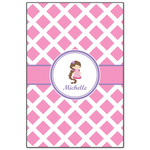 Diamond Print w/Princess Wood Print - 20x30 (Personalized)