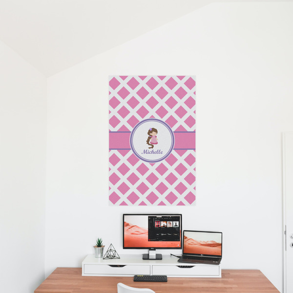 Diamond Print w/Princess 24x36 - Matte Poster - On the Wall