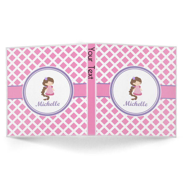 Diamond Print w/Princess 3-Ring Binder Approval- 1in