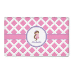 Diamond Print w/Princess 3' x 5' Indoor Area Rug (Personalized)