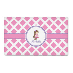 Diamond Print w/Princess 3' x 5' Indoor Area Rug (Personalized)