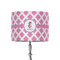 Diamond Print w/Princess 8" Drum Lamp Shade - Fabric (Personalized)
