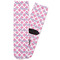Diamond Print w/Princess Adult Crew Socks - Single Pair - Front and Back
