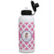 Diamond Print w/Princess Water Bottles - Aluminum - 20 oz - White (Personalized)