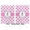 Diamond Print w/Princess Baby Blanket (Double Sided - Printed Front and Back)