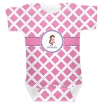 Diamond Print w/Princess Baby Bodysuit 3-6 (Personalized)
