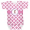 Diamond Print w/Princess Baby Bodysuit 12-18 (Personalized)