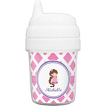 Diamond Print w/Princess Baby Sippy Cup (Personalized)