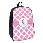 Diamond Print w/Princess Kids Backpack (Personalized)