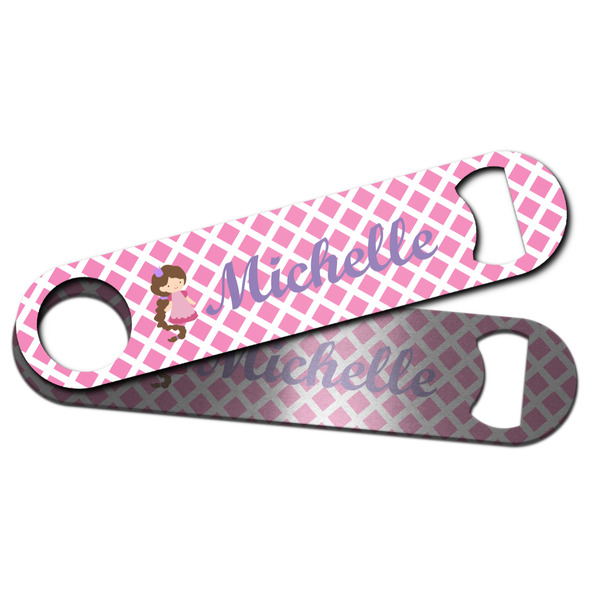 Diamond Print w/Princess Bar Bottle Opener - Main