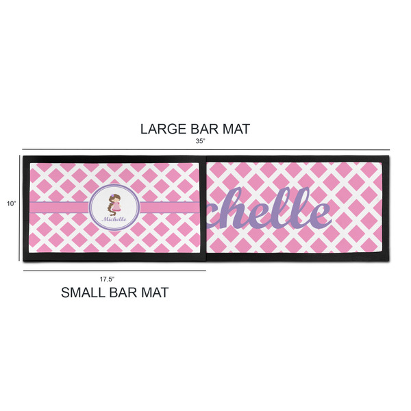Diamond Print w/Princess Bar Mats - Sizing Chart