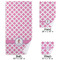 Diamond Print w/Princess Bath Towel Sets - 3-piece - Approval