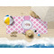 Diamond Print w/Princess Beach Towel Lifestyle