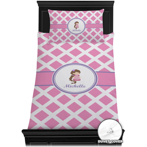 Diamond Print w/Princess Bedding Set (TwinXL) - Duvet