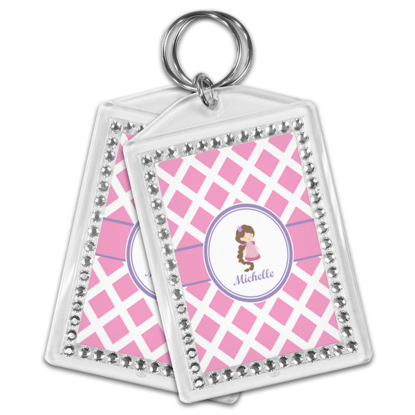 Diamond Print w/Princess Bling Keychain - MAIN