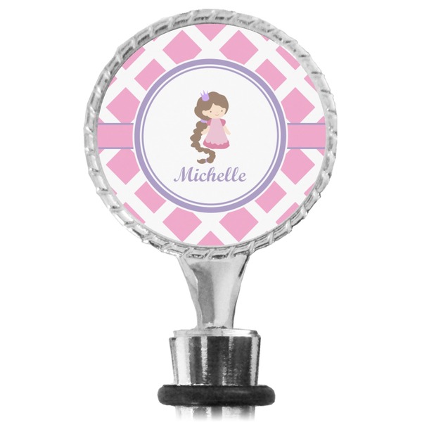 Diamond Print w/Princess Bottle Stopper Main View