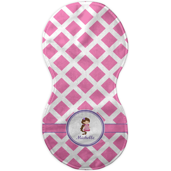 Diamond Print w/Princess Burp Peanut Shaped Flat