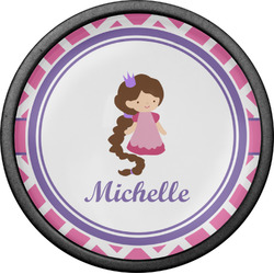 Diamond Print w/Princess Cabinet Knob (Black) (Personalized)