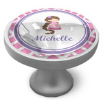 Diamond Print w/Princess Cabinet Knob (Personalized)